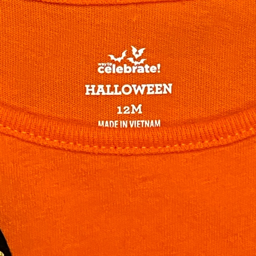 Girl pumpkin Halloween tee - Picture 2 of 2